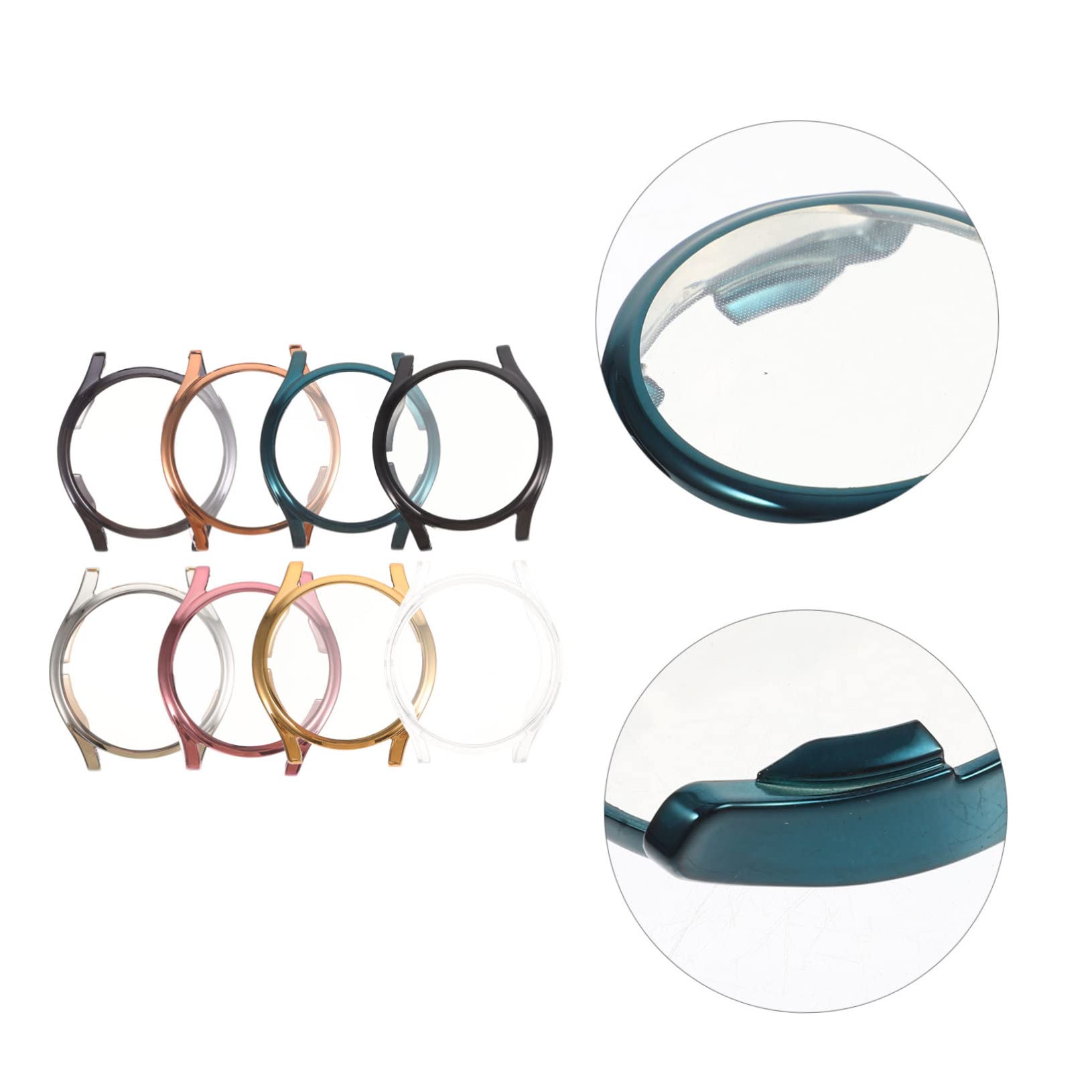 Mikikit Lot De 5 Boîtiers De Montre Élégants Antichoc pour Montre 5 Résistant Aux Rayures Et À l'usure 8 Pièces X 5