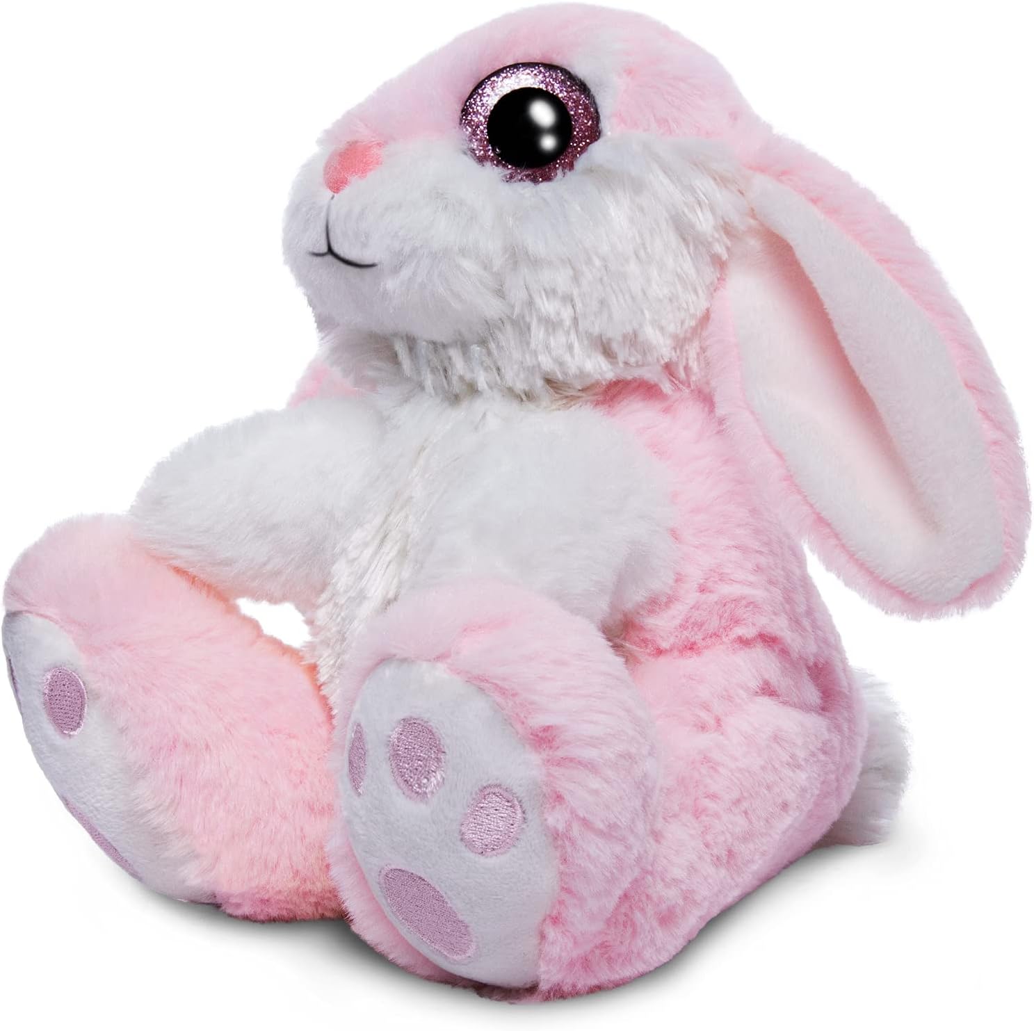 HO-EF Easter Bunny Stuffed Animal, 8.5" Easter Bunny Plush with Floppy Ears, Machine Washable& Softness, Rabbit Toys for Girls Boys Kids Babies Great Easter Gifts Decorations