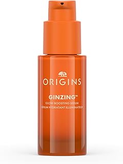 Origins GinZing Glow-Boosting Vitamin C Serum with Caffeine & Ginseng | Smoother Skin & Less Visible Pores, 1 Fl Oz