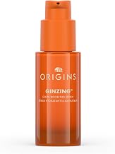 Origins GinZing Glow-Boosting Vitamin C Serum with Caffeine & Ginseng | Smoother Skin & Less Visible Pores, 1 Fl Oz