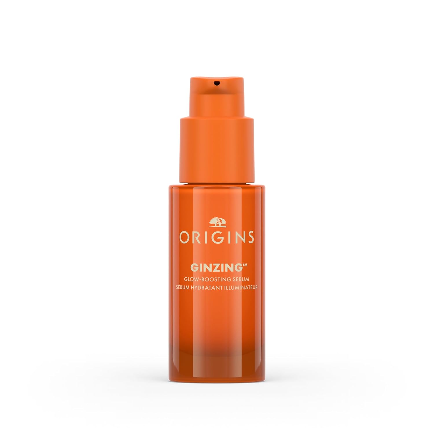Origins GinZing Glow-Boosting Vitamin C Serum with Caffeine & Ginseng | Smoother Skin & Less Visible Pores, 1 Fl Oz