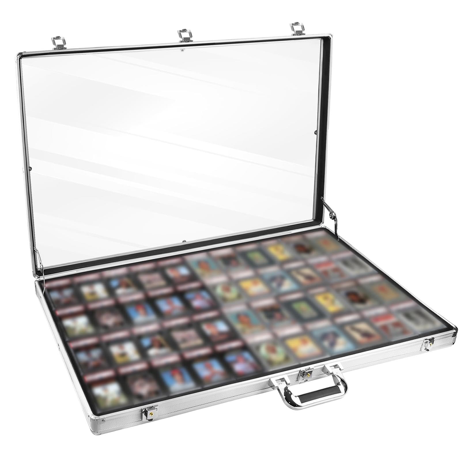 Kokiya Card Display Case Aluminum Alloy Trading Cards Case Lockable for Sports Card TCG — view 6