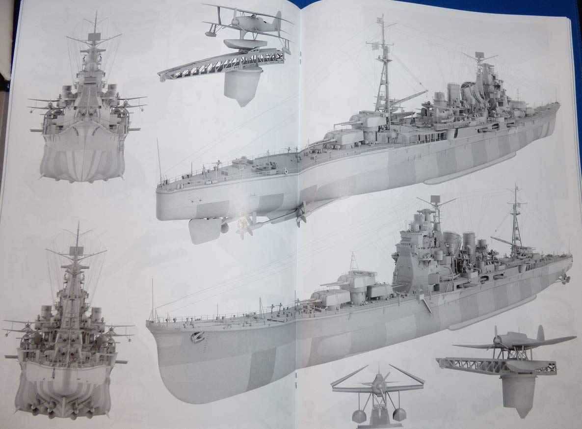 Amazon.co.jp: HALINSKI 1:200 日本海軍 重巡洋艦 高雄 1944年