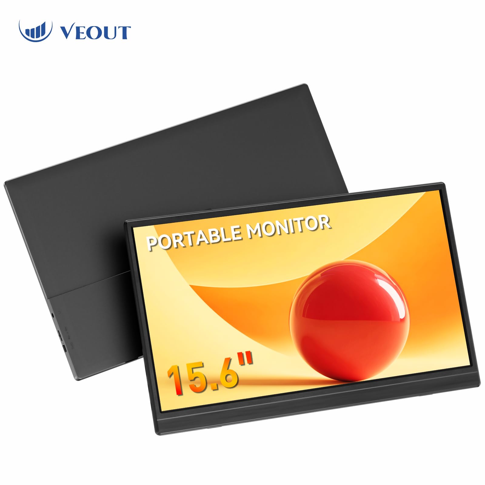 VEOUT 15.6インチ ポータブルモニター 1080P Amazon.com: Veout Portable Monitor 15.6-inch, 1080P USB-C HDMI