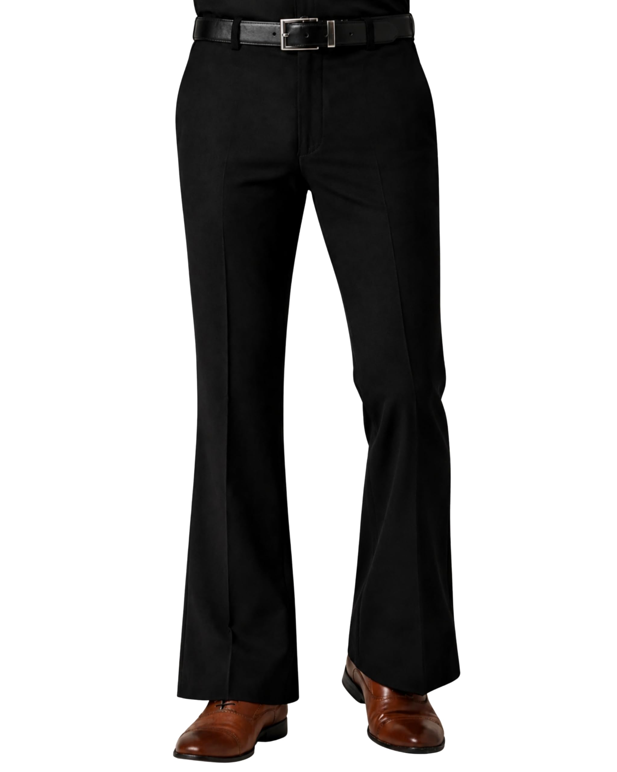 Men’s Black Bootcut Pants | Korean Style Formal Trousers | Stylish Office Wear Boot Cut| Formal Pants for Men-image-14