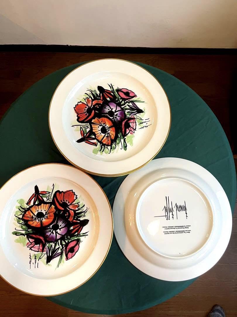 希少ベルナールビュッフェ30cmディナー皿5枚