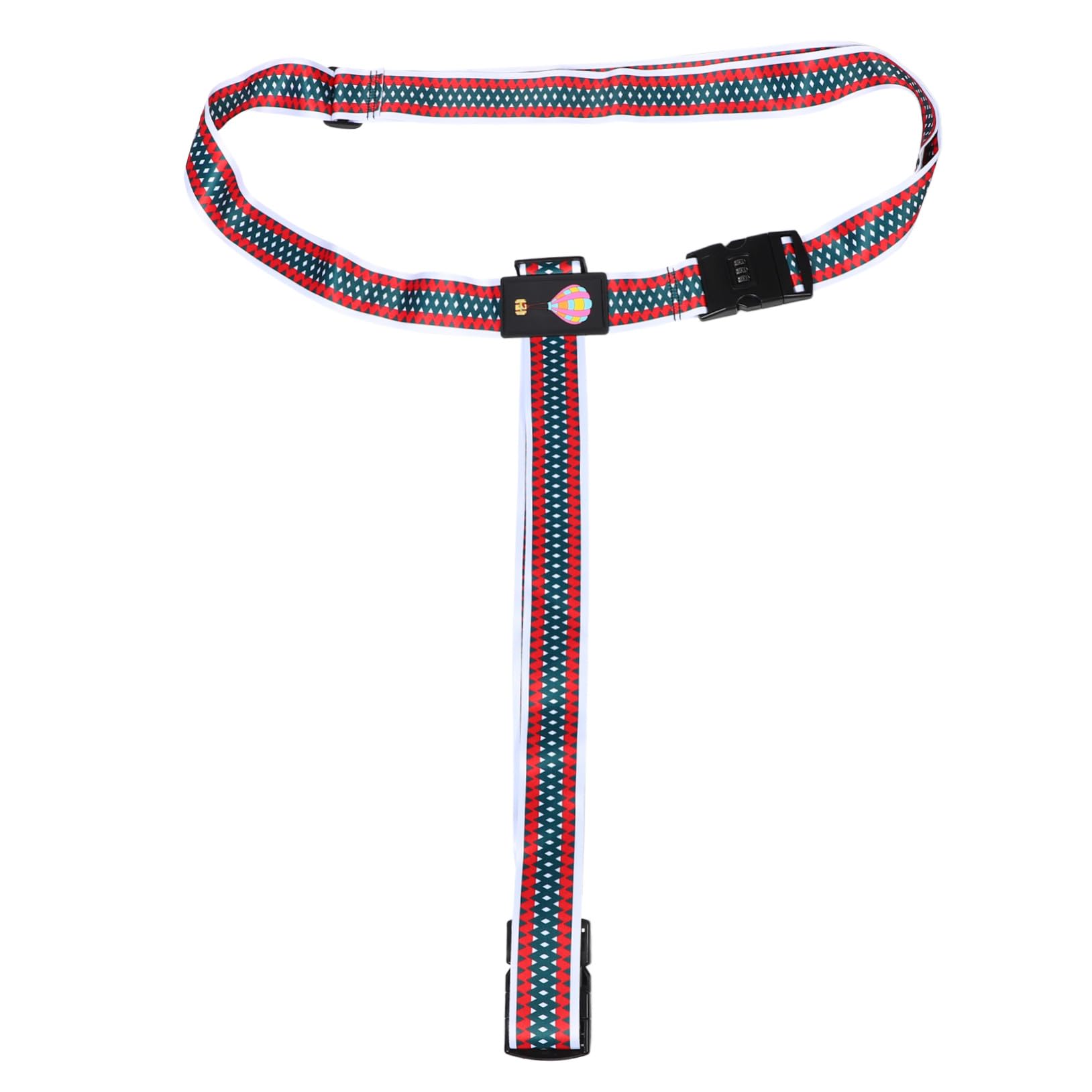 FRCOLOR 3 Stück Verstellbarer Koffergurt mit Doppelzahlenschloss Kreuz-packgurt aus Robustem Polyester Cartoon-Motiv Gepäckband für Sichere Reise für Koffer Reisegepäck Business und