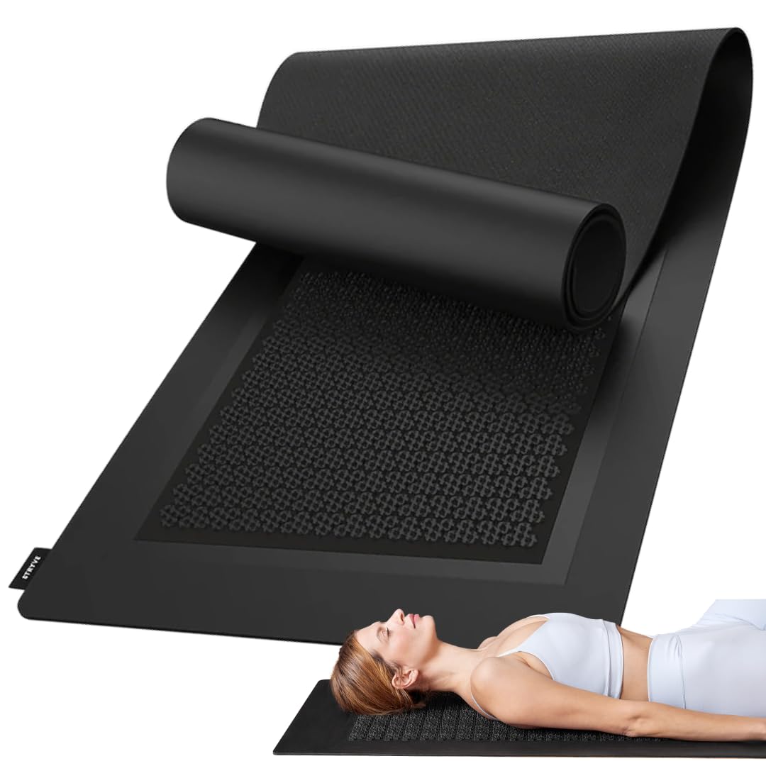 STRYVE Akupressurmatte Recovery Mat 181 x 61 cm - wohltuende Massagematte zur besseren Durchblutung mit 6.800 Akkupressur-Spitzen - gegen Schmerzen & Verspannung