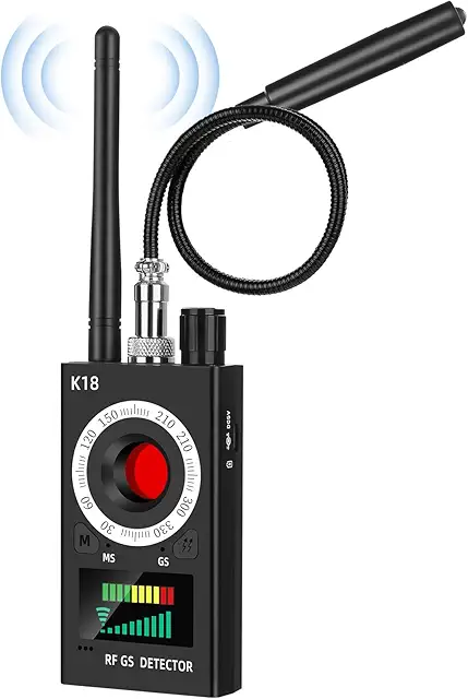 Détecteur de Micro Espion 4-en-1 : RF, GPS, Magnétique et Laser Compact