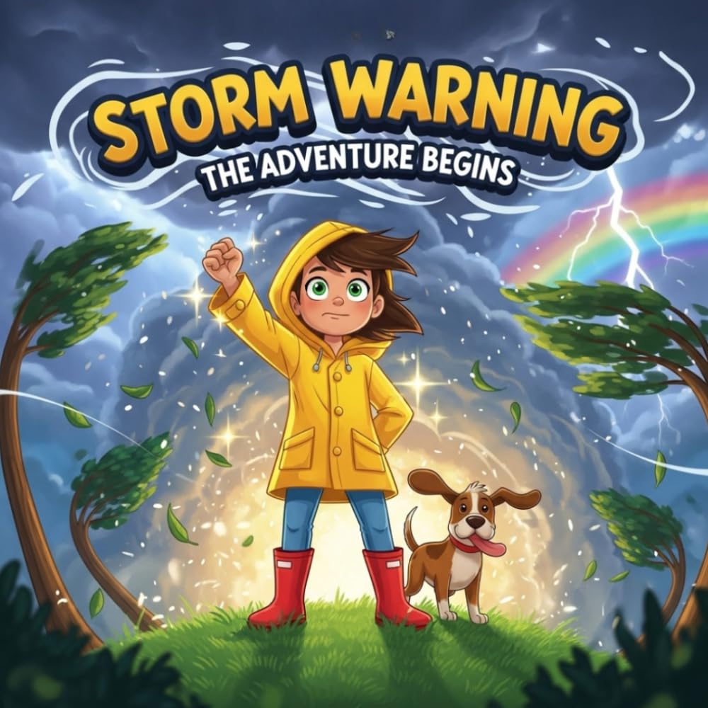 Storm Warning The Adventure Begins book for kids: A Brave Girl’s Journey Through Thunder, Lightning, and Friendship in a Weather Adventure