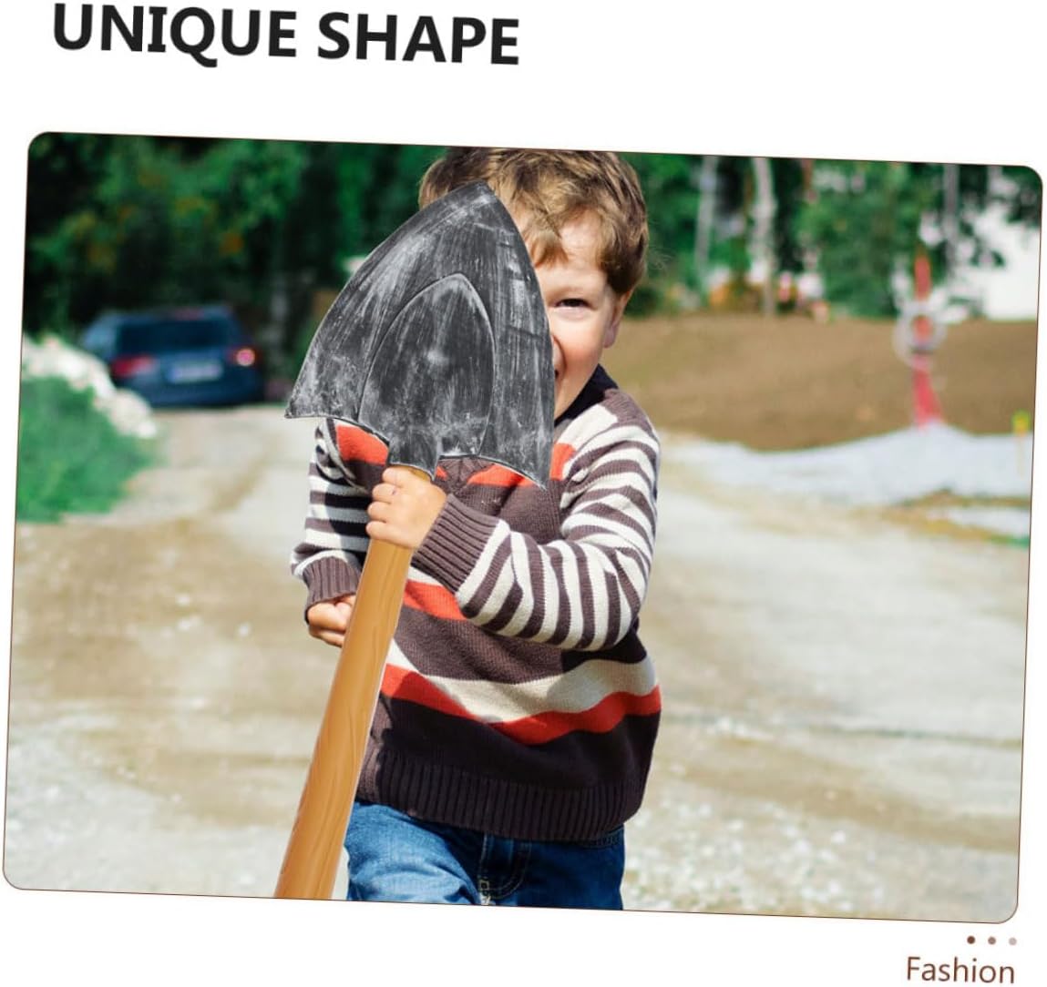 STOBAZA 3-Pack Foam Pickaxe Shovel Props 19.3In Lightweight Plastic Toy Pick Axe for Costume Party Stage Performance and Medieval Themed Events