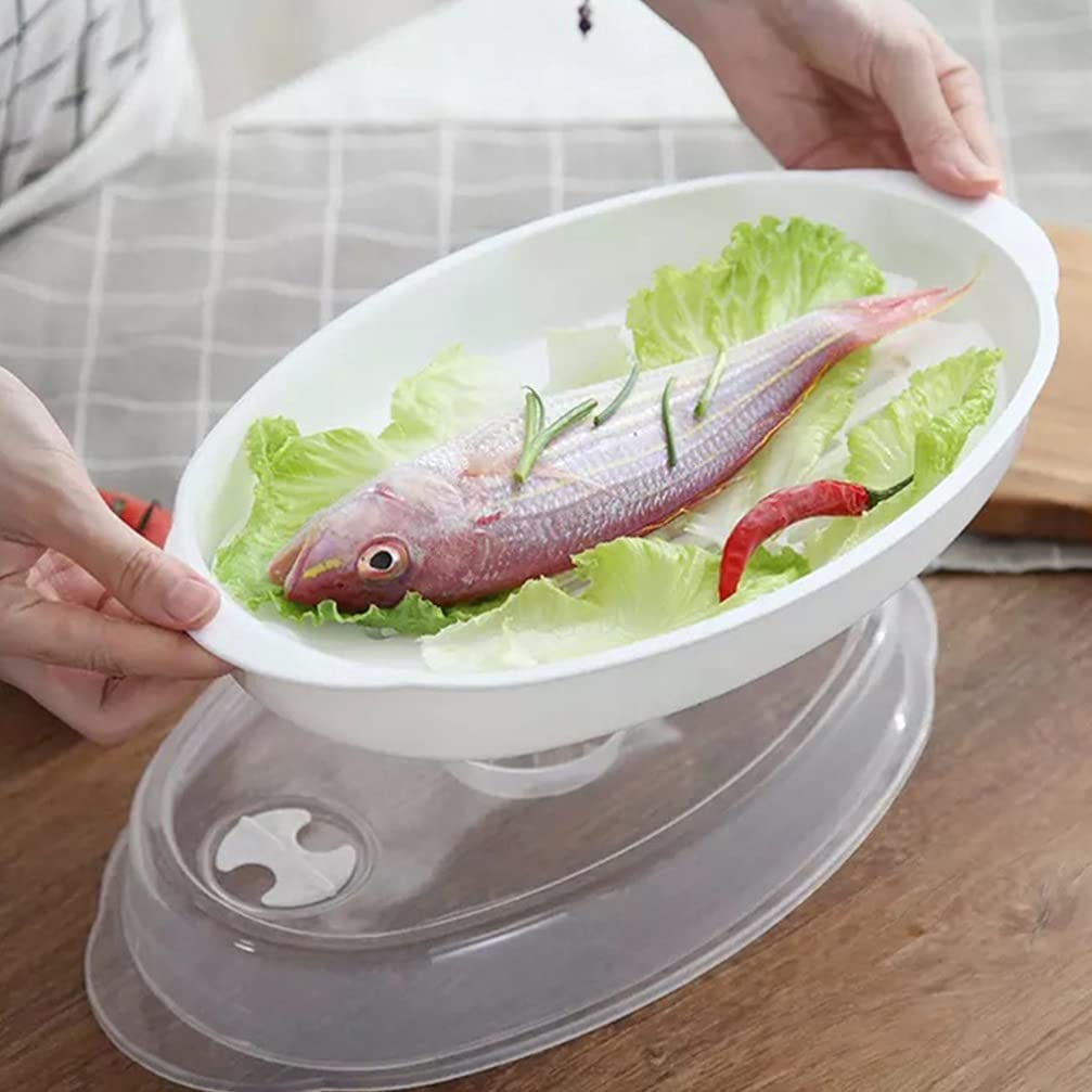 Anyday Set Pentole Per Microonde 4 Pezzi Grande: Ciotole In Vetro Per Cucina Veloce, Cottura A Vapore E Pasti Sani - 2