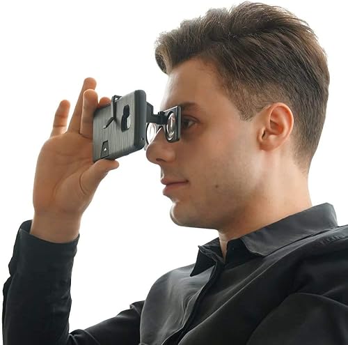 Miniatura 4 de Portable Virtual Reality VR Glasses - Patented Mini Pocket-Sized Headset with Travel Case Foldable Portable Head Sets for iPhone Android Enjoy 360