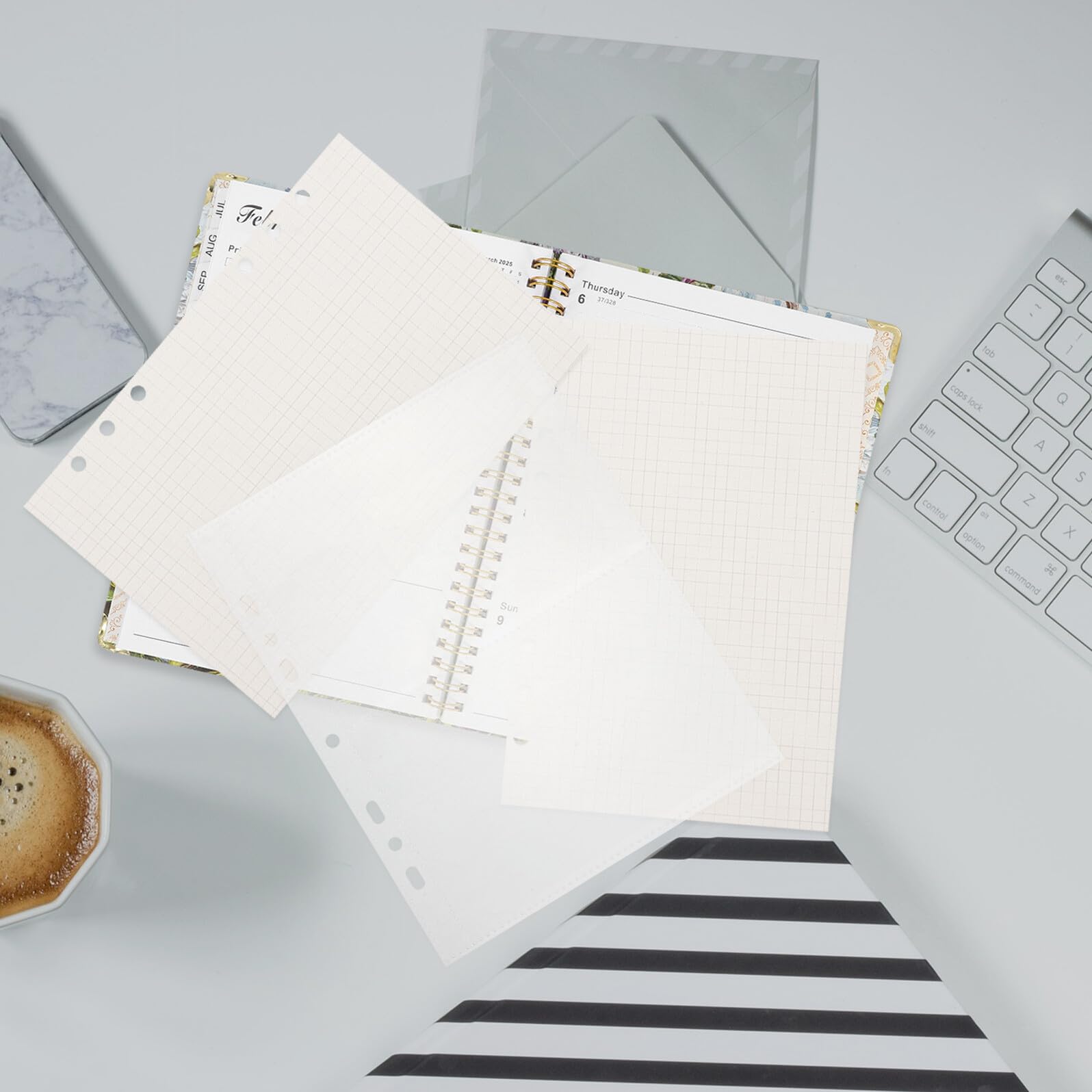 80 Fogli Trasparenti per Raccoglitori Buste per Album Foto Inserti Plastica per Organizer Documenti e Custodia Cartoline