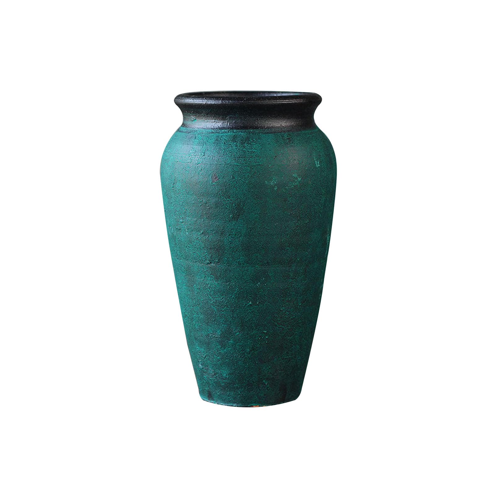 Home Decoration Stoneware Vases, Vintage Creative Vases, Ornaments for Living Room, Bedroom, Study, Entrance Hall, Farmhouse(Size:H23CM,Color:J)