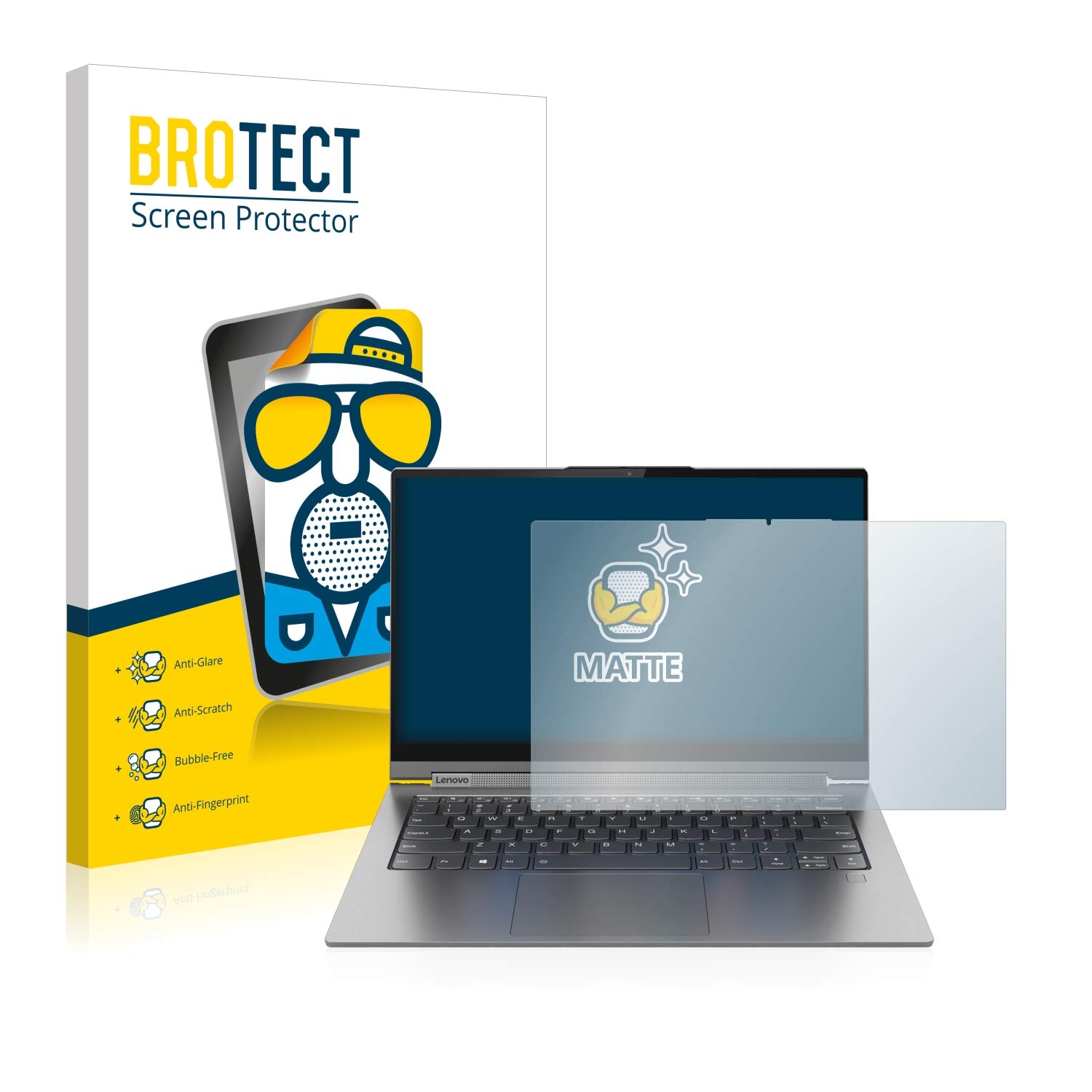 brotect Pellicola Protettiva Opaca per Lenovo Yoga C940 14" 2-in-1 Pellicola Protettiva Anti-Riflesso