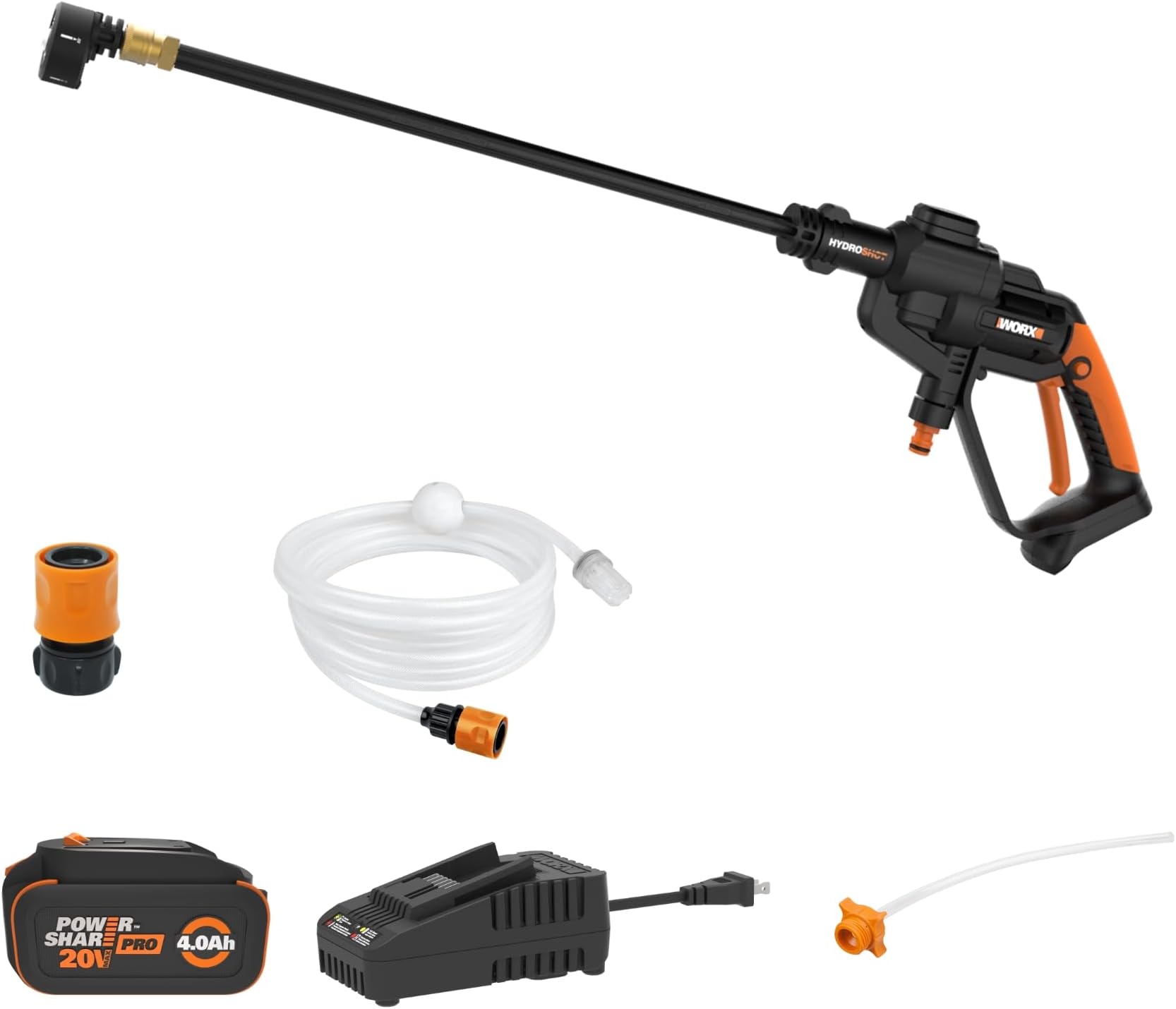 Hydroshot 20V Power Share 320 PSI Portable Power Cleaner -WG620 (Battery & Charger Included)