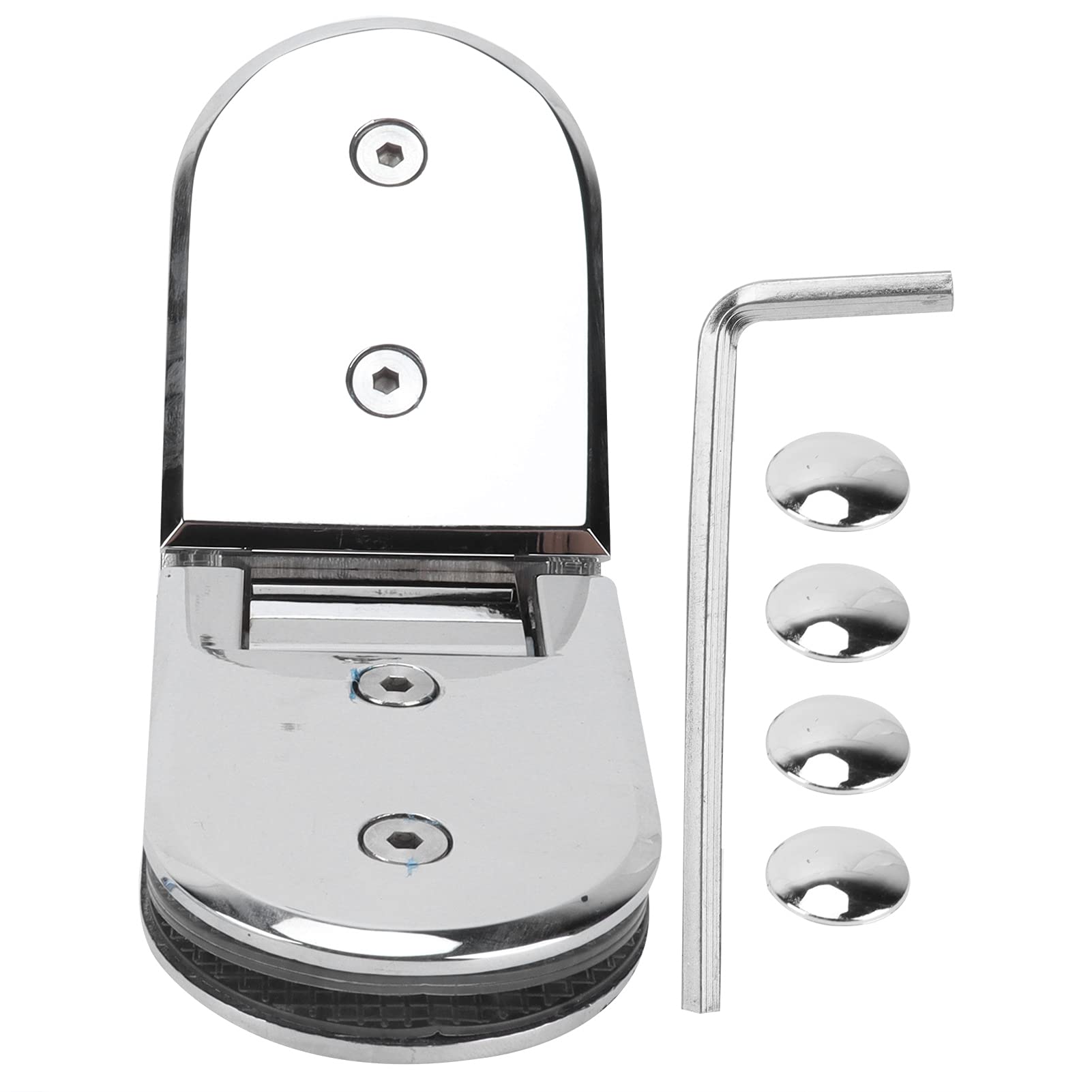 Bisagras de mampara de ducha de acero inoxidable resistente de 135 grados para 8 puertas de vidrio de 12 mm