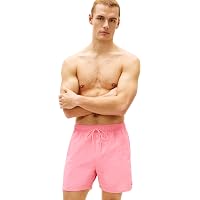 Tommy Hilfiger Uomo Pantaloncino da Bagno Medium Drawstring con Logo