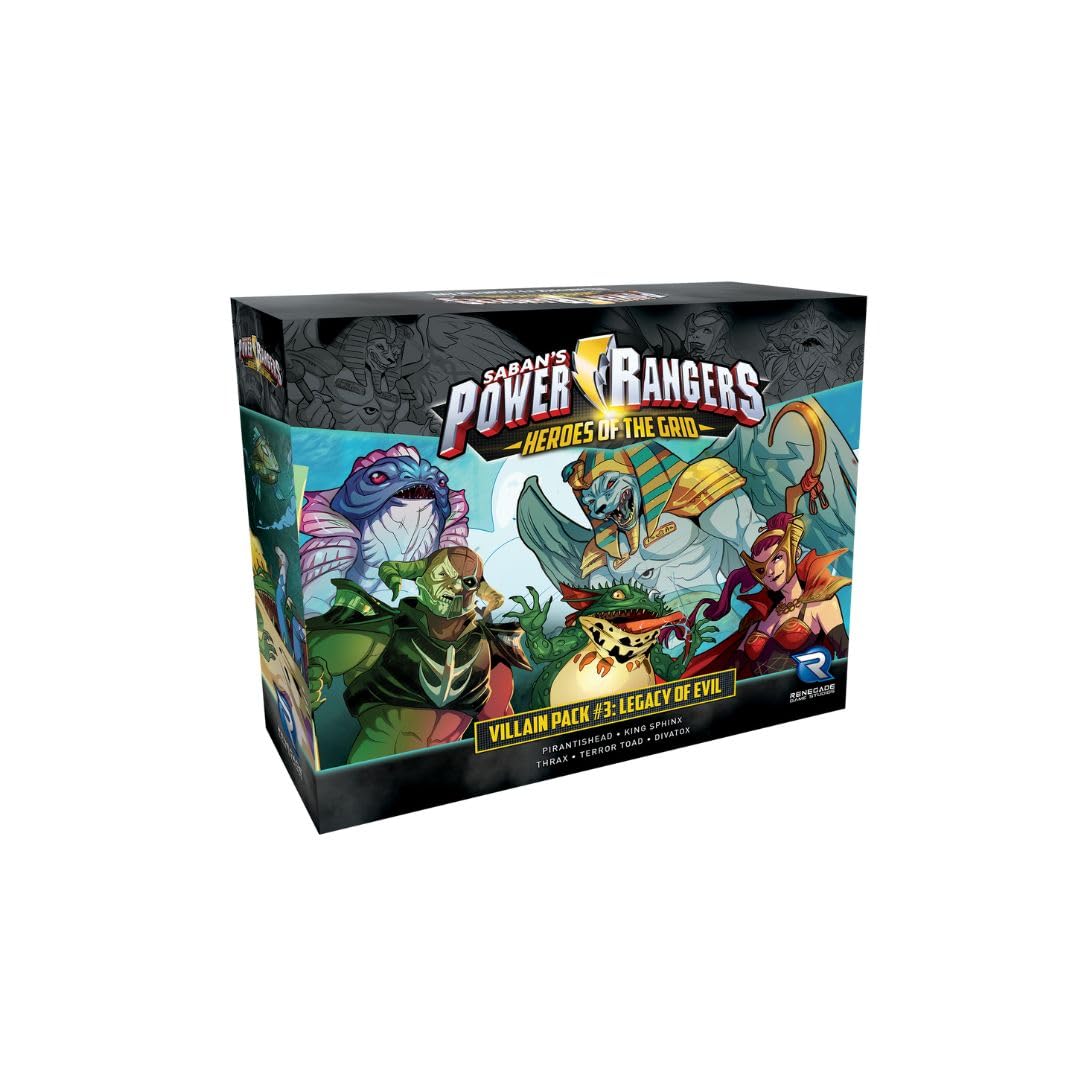 Amazon.com: Renegade Game Studios Power Rangers Heroes of the Grid