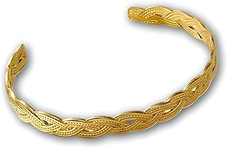 Stylish Ornament - Durable pure stainless bracelet plated in rich gold tone providing enhanced scratch resistance, comfort fit, and timeless sophistication for all occasions and moods