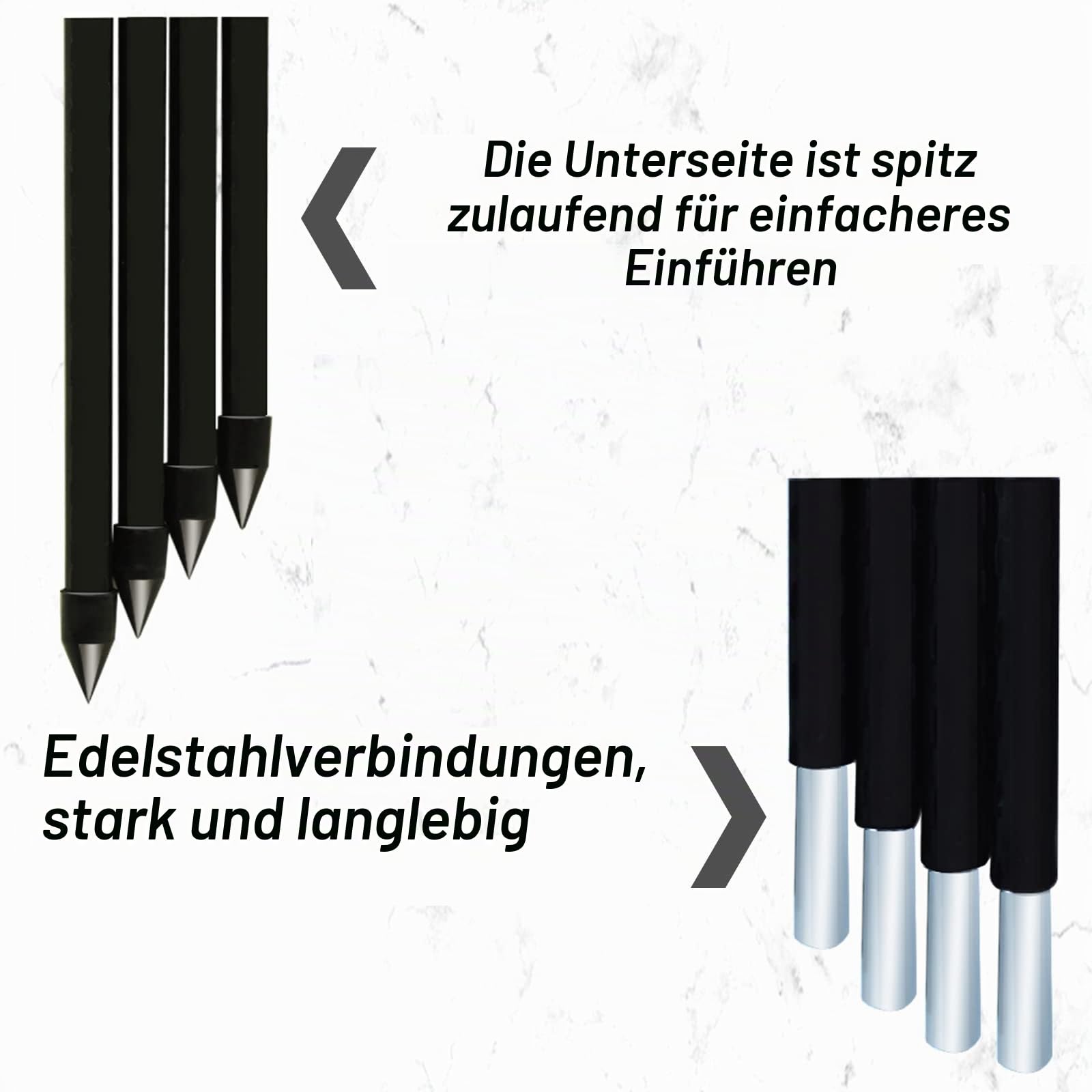 Garten-Obelisken-Spalier für Kletterpflanzen, Außen- und Innen-Spalier für Topfpflanzen, Vertikaler Metallschirm-Spalierturm mit PE-Beschichtung, Garten-Obelisken-Spalier für(Schwarz 185*25cm)