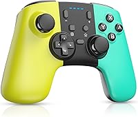 Vista 1 de Diswoe Controlador inalámbrico Pro compatible con SwitchSwitch LiteSwitch OLED, Gamepad compatible con funciones de captura de pantalla y vibración