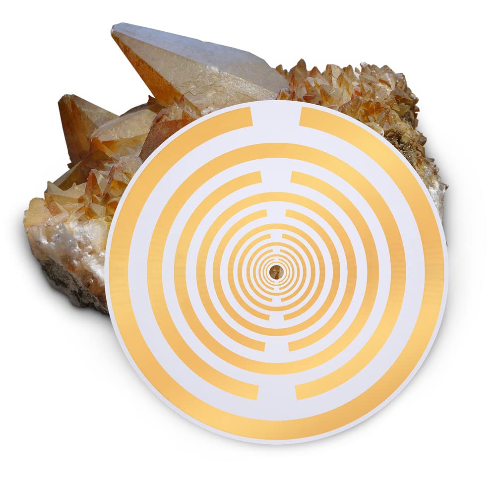 Raumvital Golden Plated Energy Disc 45 mm / 1,77 inch, 100 mm / 3,94 inch, 170 mm / 6,69 inch (100 mm)