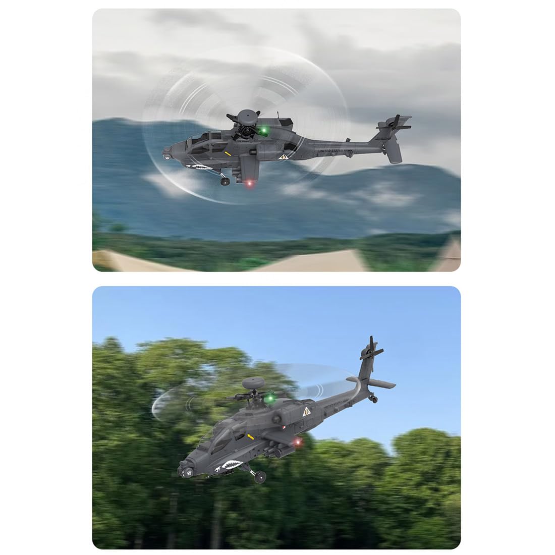 Helikoptery RC dla dorosłych, F11-S AH64 6CH pozycjonowanie GPS 3D helikopter kaskaderski zdalnie sterowany samolot elektryczny model samolotu wojskowego z konstrukcją bez rozporka i