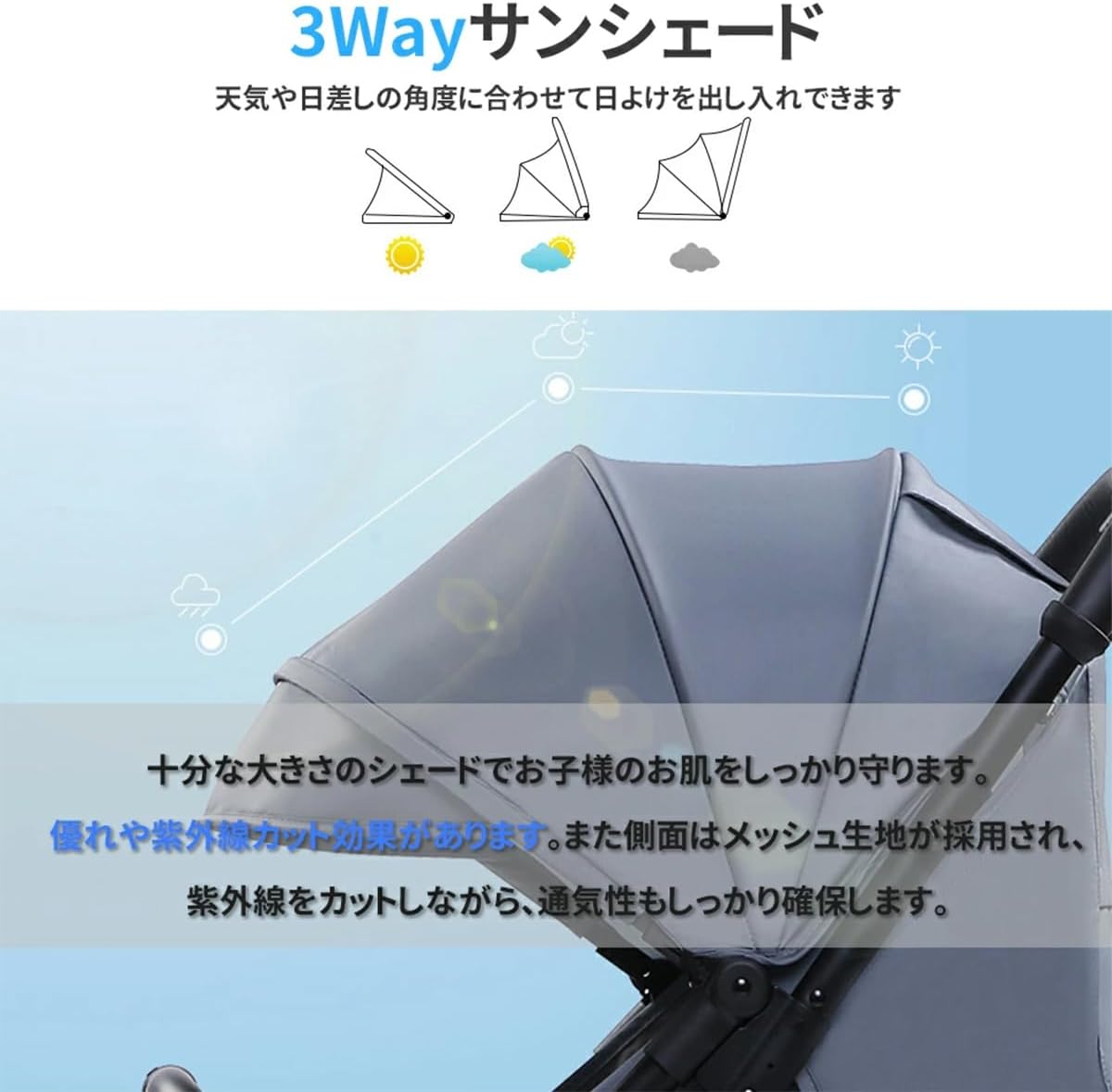ZOOBLY b型 ベビーカー 赤ちゃん ベビー 軽量 コンパクト 折りたたみ リクライニング 出産祝い 正規品 SG基準適合 1か月~36か月まで