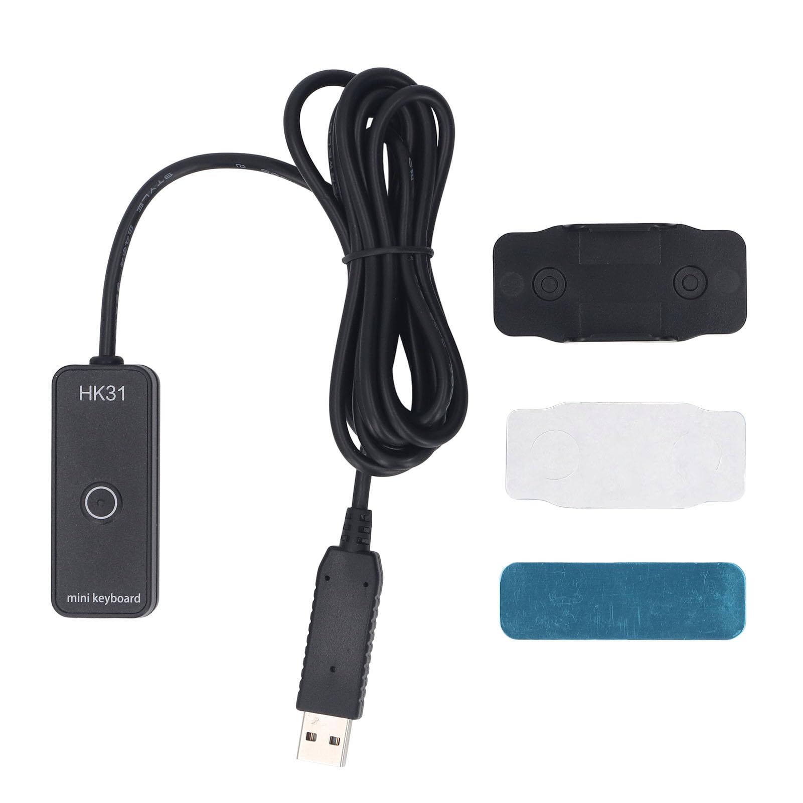 Jiawu Clavier Macro Programmable USB, Touches Braille Surélevées, pour