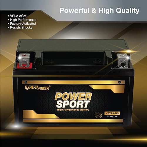 Miniatura 4 de ExpertPower Reemplazo de batería YTX7A-BS para batería GTX7A 32X7A 44023 CTX7A