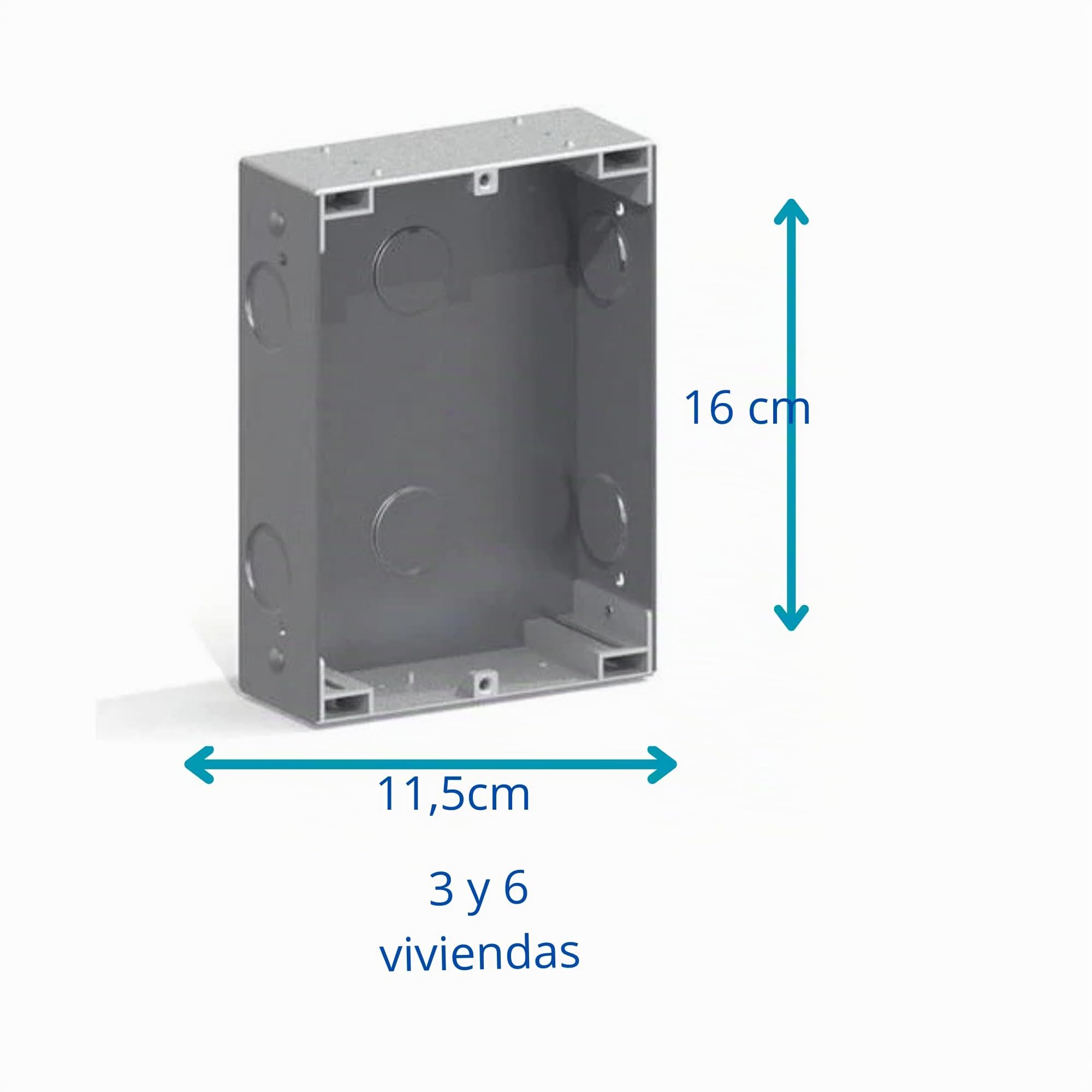 Kit interphone Audio 2 Fils – Installation Facile – pour immeuble/copropriété – Kit Complet avec Plaque de Rue, combinés, boîte et Alimentation