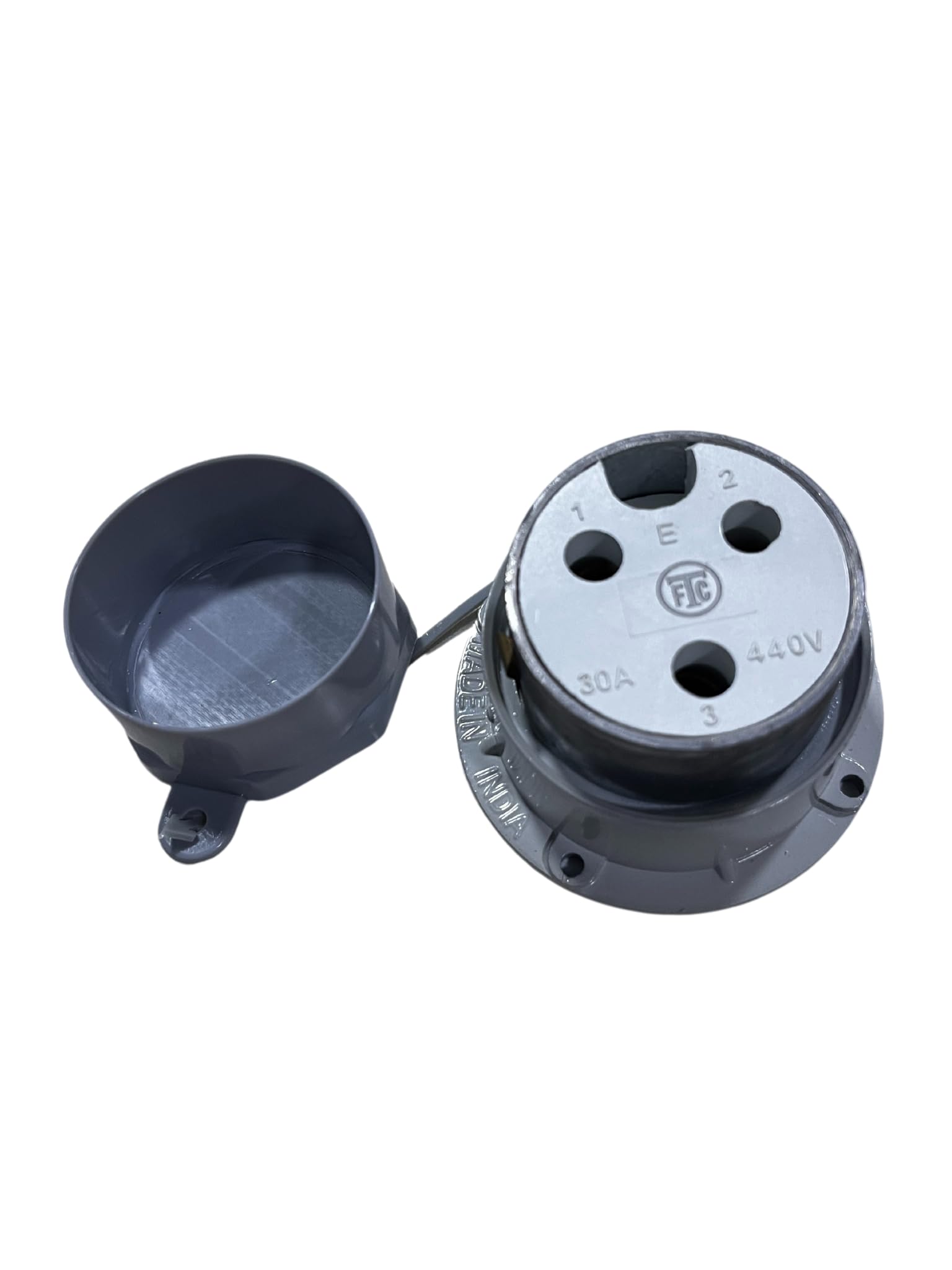 FTC - Metal Clad Socket 30A 440V AC 3 Pole + E - (Pack Of- 1 Pcs)-picture-16