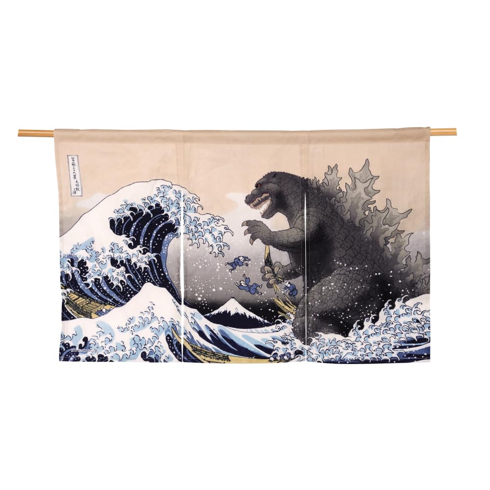 Amazon.com: Godzilla Noren（Japanese Noren Curtain Tapestry