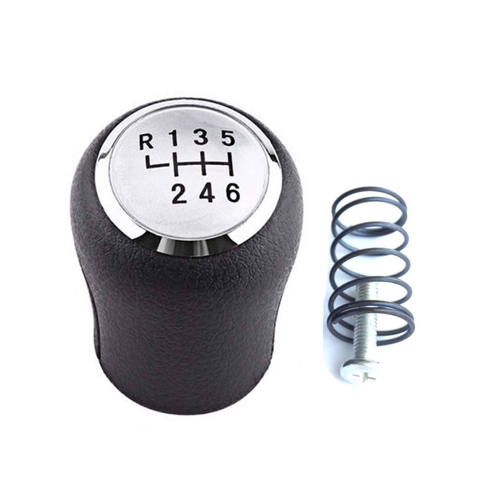 Glblpexelr 6 Speed Knob Silver For Vw Transporter T5 T5 1 T6 Gp 2003-2019 Gear Shifter Knob Style