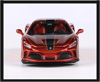 Amazon | 絶妙なカーモデル 1:64 フェラーリ F8 トリブート合金モデル