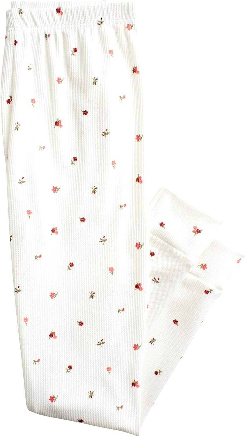 Sweet Hearts Girls Thermal Underwear Set - 6 Piece Waffle Knit Shirt and Long Johns Thermal Leggings: Made in USA (2T-16)