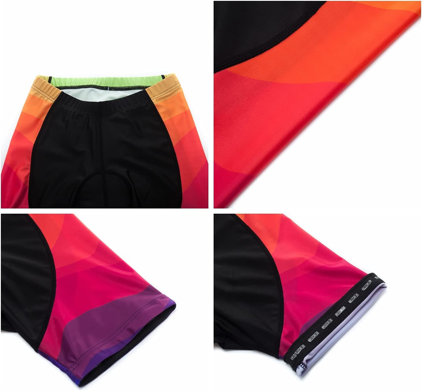 Cycling Jersey Shorts Set Padded Women Bike Bicycle Top Suit Summer - Image 5