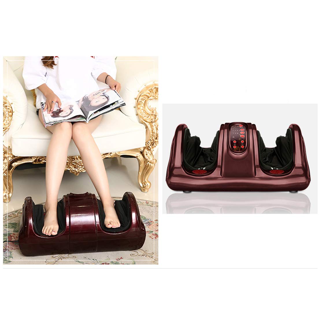 Massaggiatore Plantare Piede Massaggio alle Gambe Body Shaping con Shiatsu Che impasta per la casa