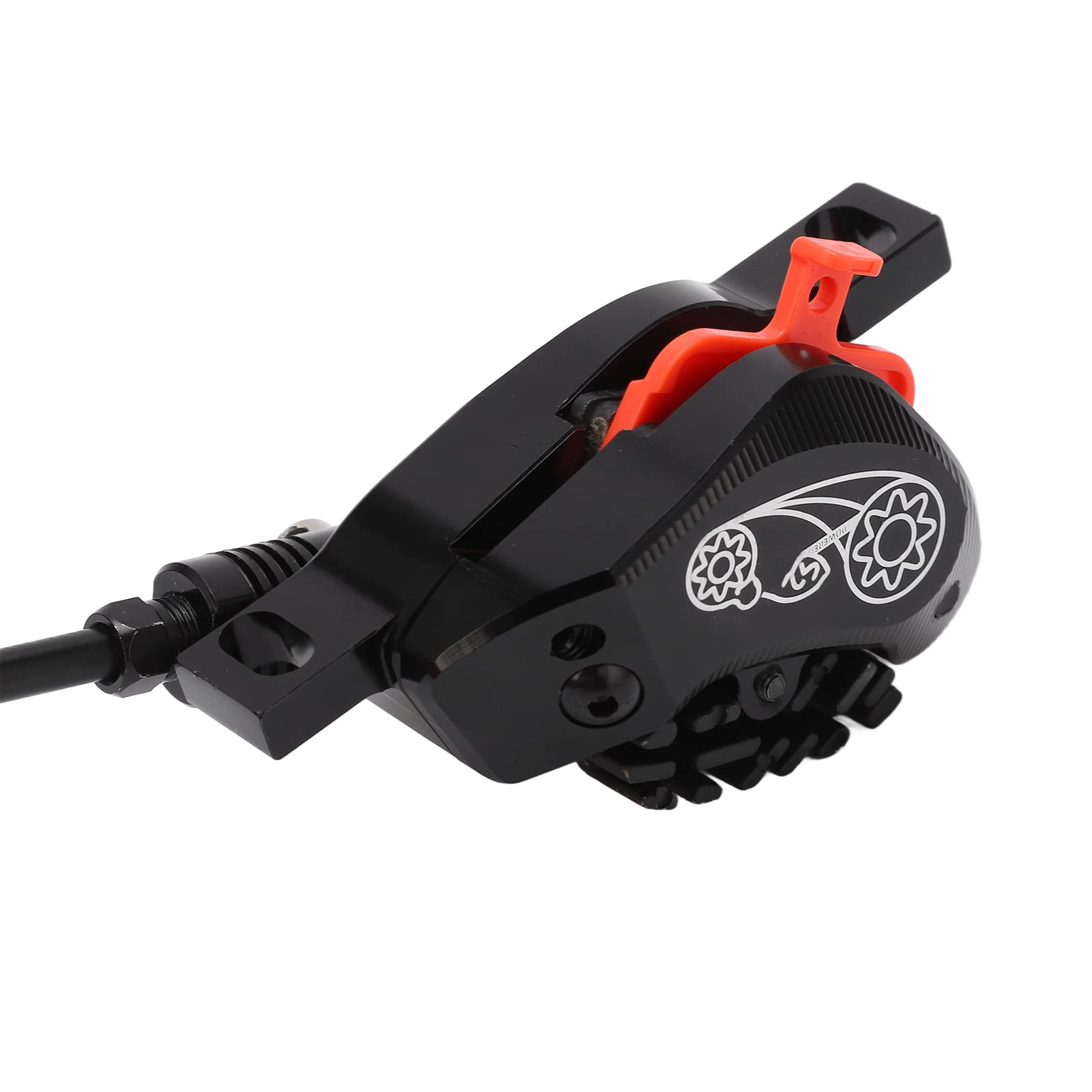 CHICIRIS Hamulce Hydrauliczne Zestaw 4-tłokowych Hydraulicznych Hamulców Tarczowych ze Stopu Aluminium z Przednimi Tylnymi Zaciskami Dwustronnymi Tarcze 160 Mm Regulowane Złącze do Jazdy na Rowerze