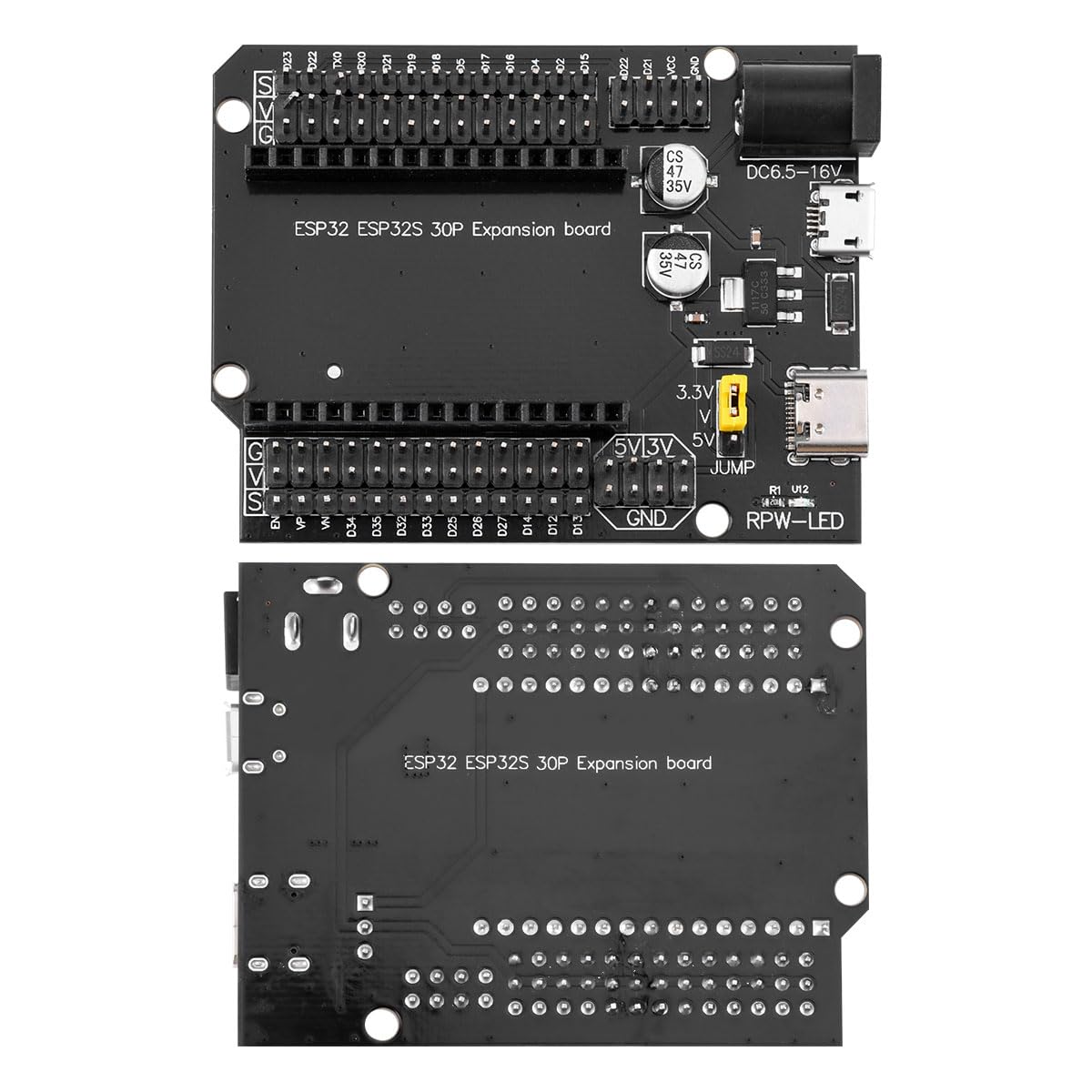 2 set per ESP32S e adattatore terminale NodeMcu per ESP32 Scheda di sviluppo WiFi Bluetooth WLAN Chip CH340