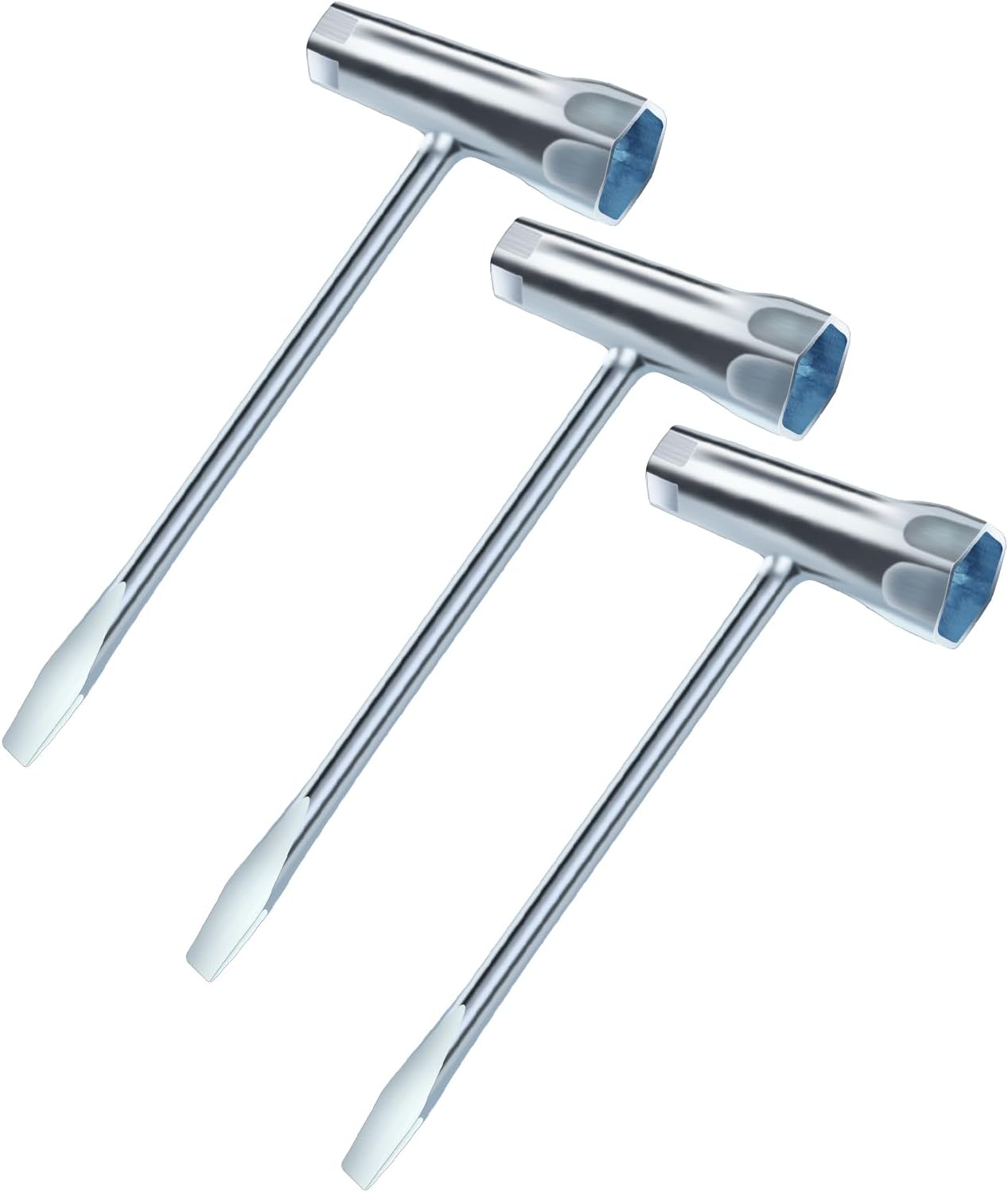 3 Pack Chainsaw Scrench Replacement Combination Screwdriver and Wrench, 13x19 mm Chainsaw Scrench T Wrench Tool