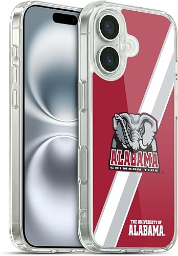 Miniatura 231 de Head Case Designs Funda de gel con logotipo oficial de la Universidad de Alabama UA [protección de grado militar] compatible con Apple iPhone 11