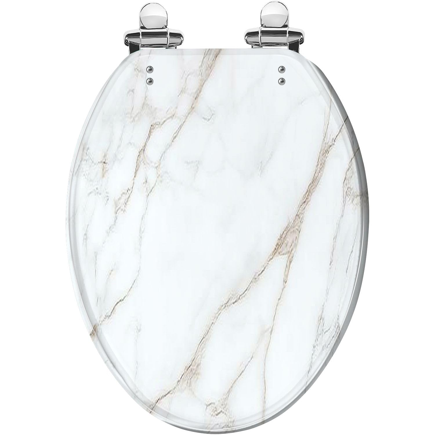 Sedile WC allungato per WC in ceramica