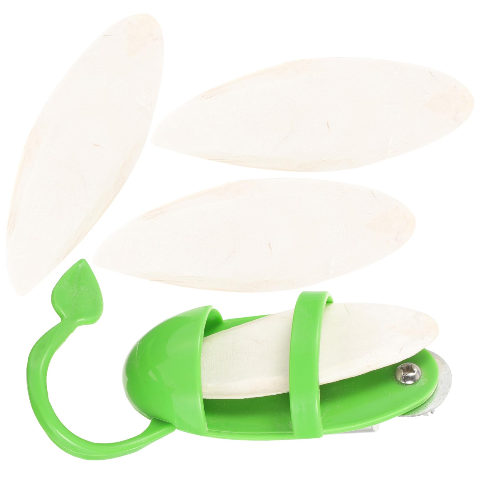Toddmomy 5ensembles Support De Nourriture pour Perroquets avec Stand De Seiche Rack Pratique pour Oiseaux Accessoire De Nourriture pour Animaux De Compagnie avec De Seiche