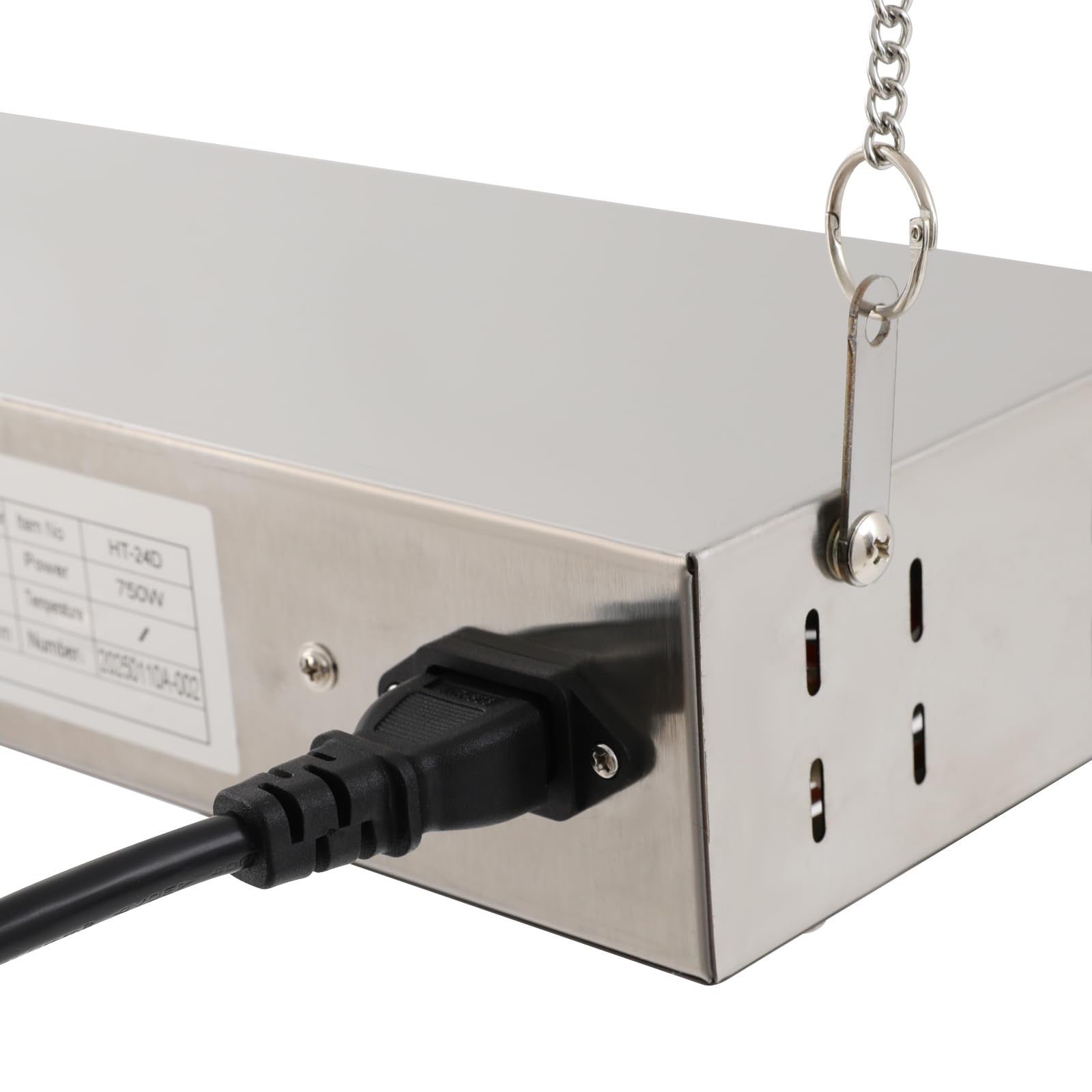 Lampada di calore per alimenti, 750 W, commerciale, lampada a buffet Server sospesa, regolabile in altezza per buffet e cucina sala da pranzo