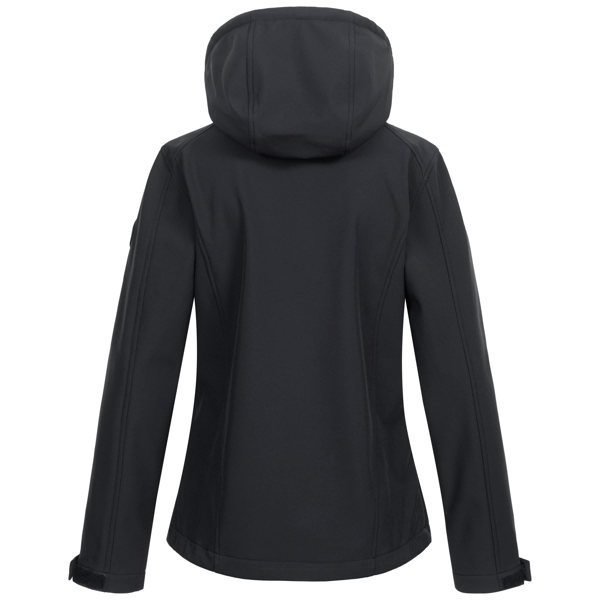 Ankerglut Ankerglutfreude-Chaqueta de Entretiempo para Mujer con Capucha Desmontable Softshell