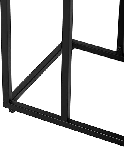 Miniatura 18 de Serta Harton - Mesa C plegable, bandeja expandible para TV, soporte para laptop, moderna de mediados de siglo, mesa auxiliar lateral para sala de