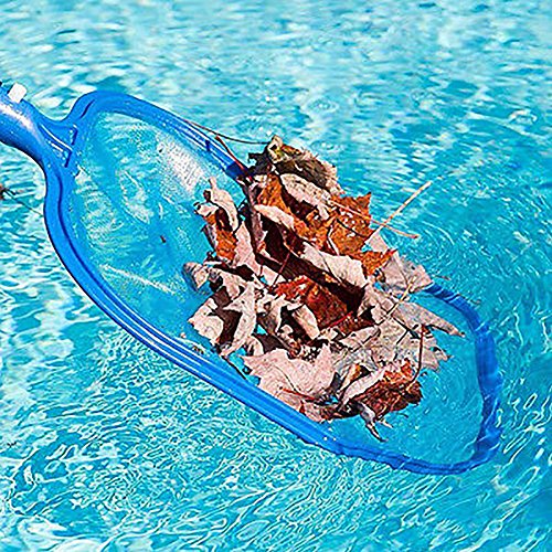 Catkoo Handheld Pond Leaf Mesh Skimmer Rake Net Swimming Pool Spa Leaves Cleaning Tool Cleaning Rake Kit Fast Cleaning of the Finest Debris - Clean Pool Liners, Spas, Ponds and Kids Inflatable Pool